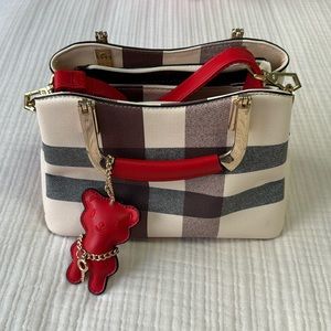 NWOT Plaid Cross Body Bag